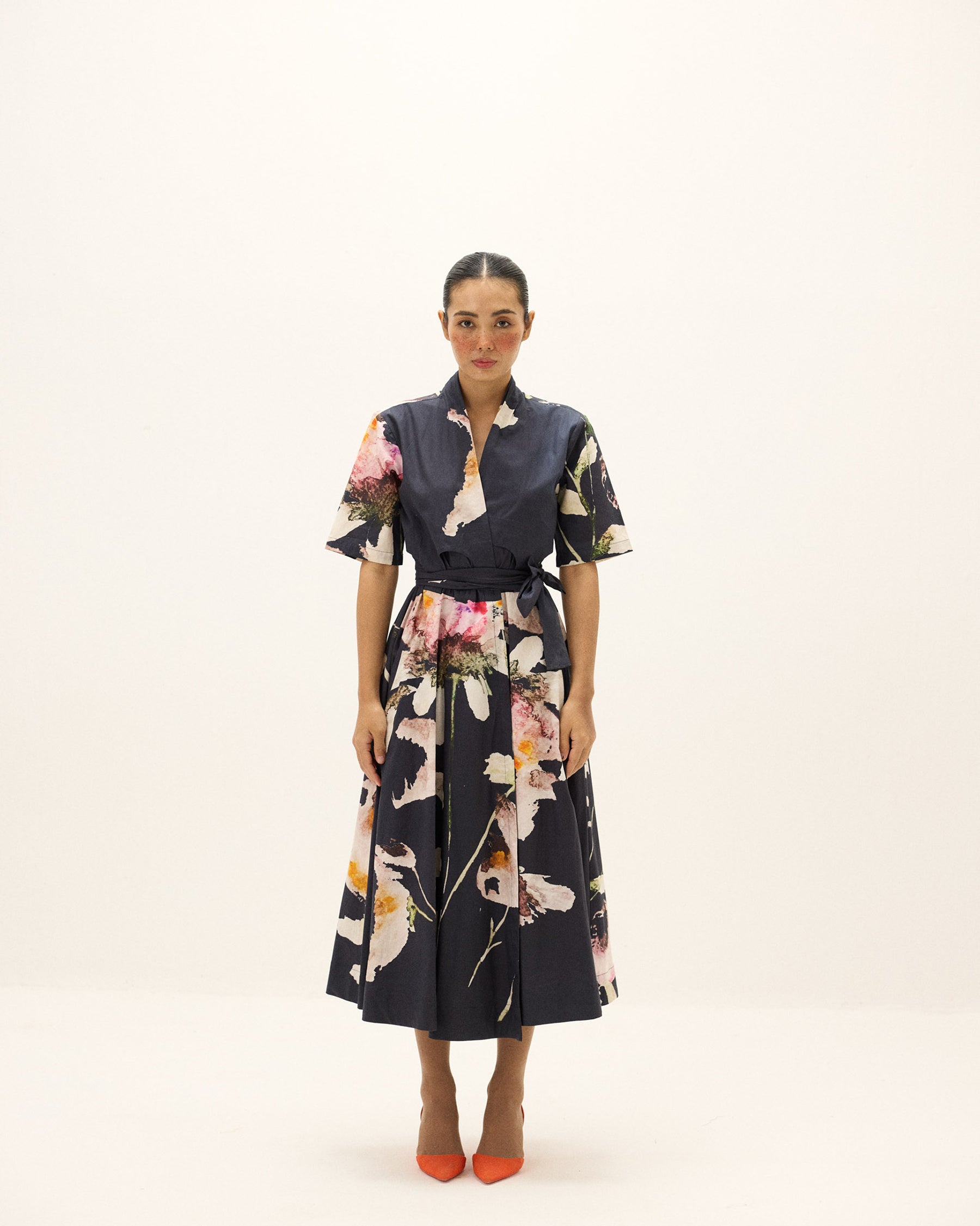 Kuro Wrap Dress DRESSES KHARA KAPAS