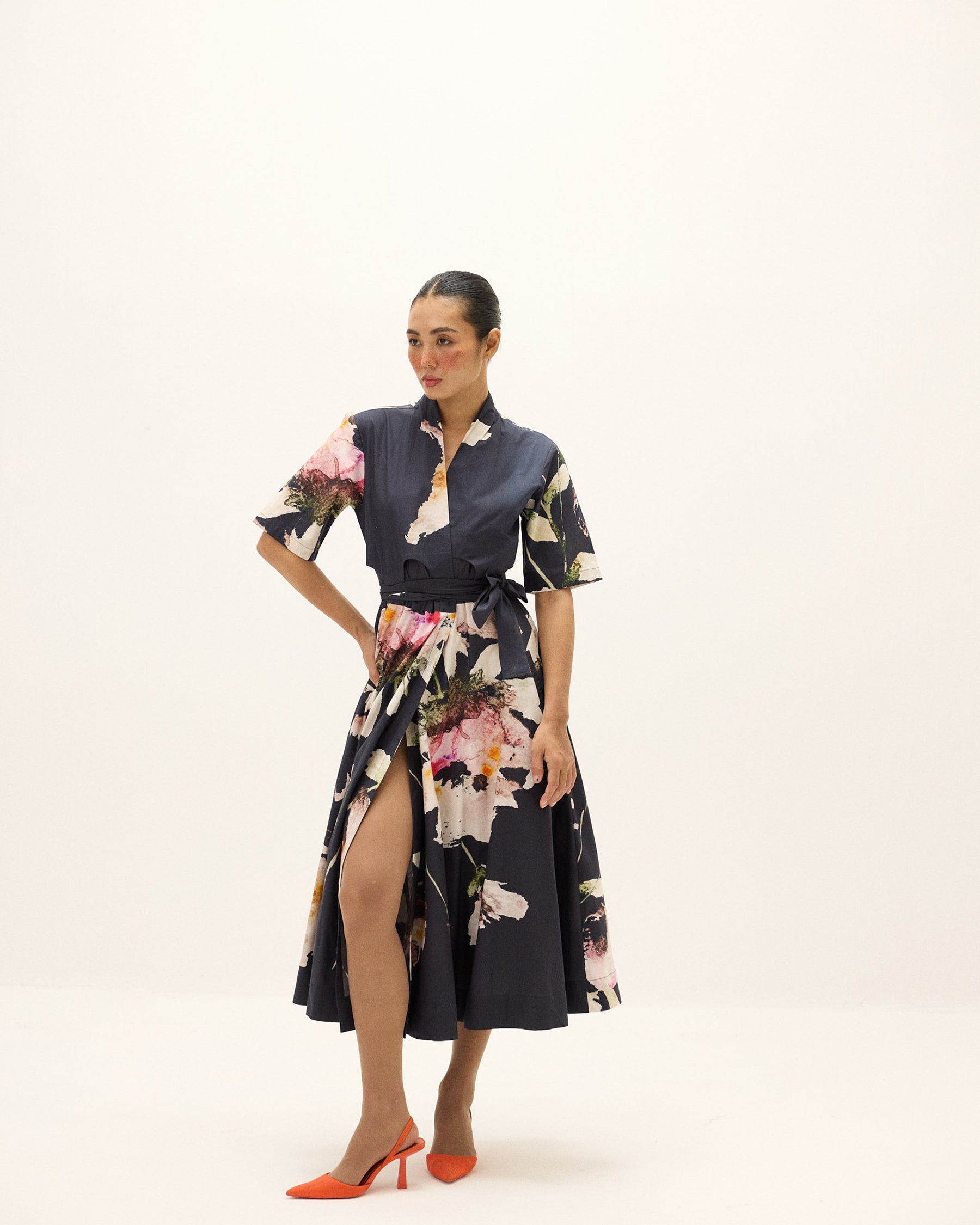 Kuro Wrap Dress DRESSES KHARA KAPAS