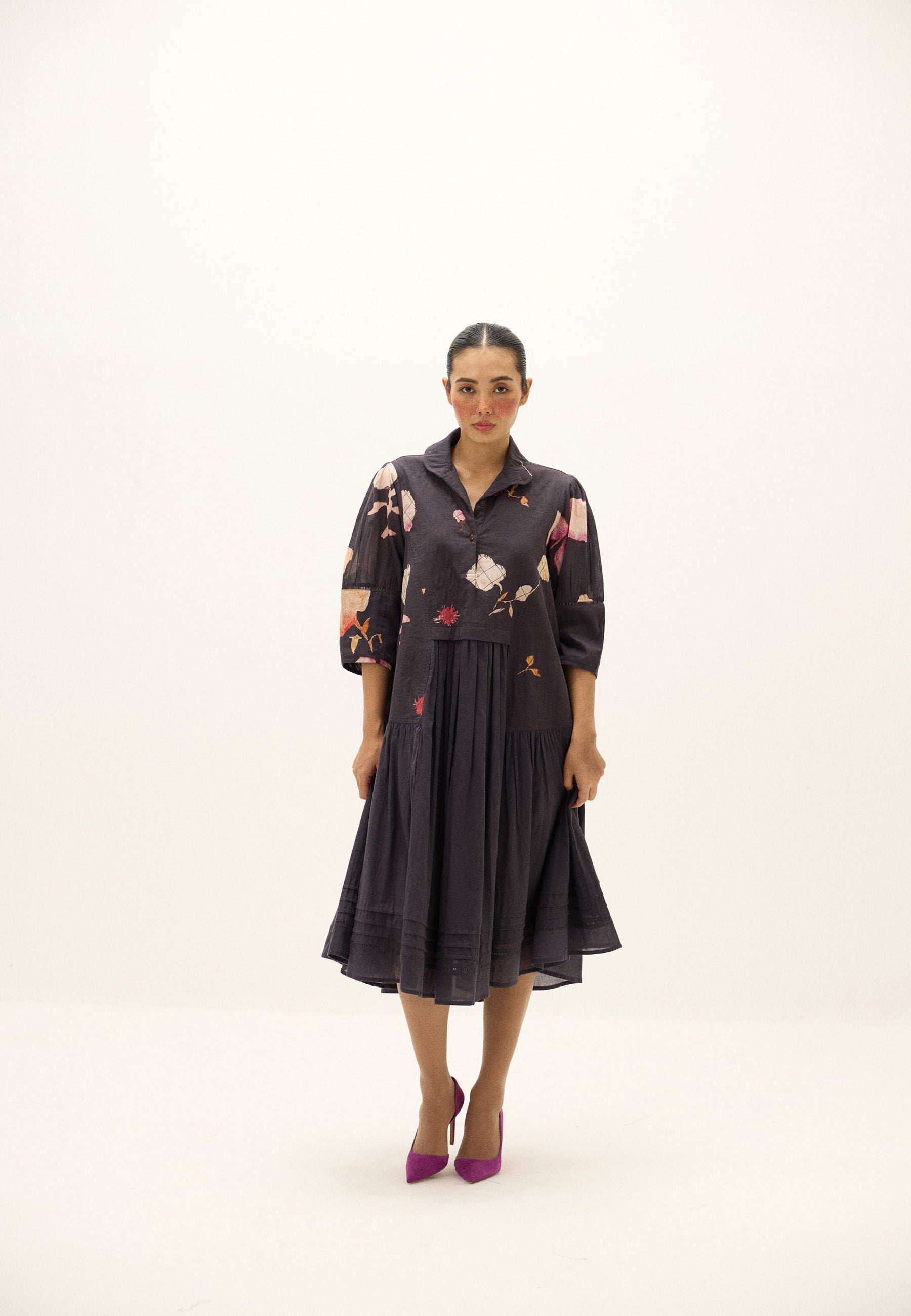 Dusky Garden Dress DRESSES KHARA KAPAS