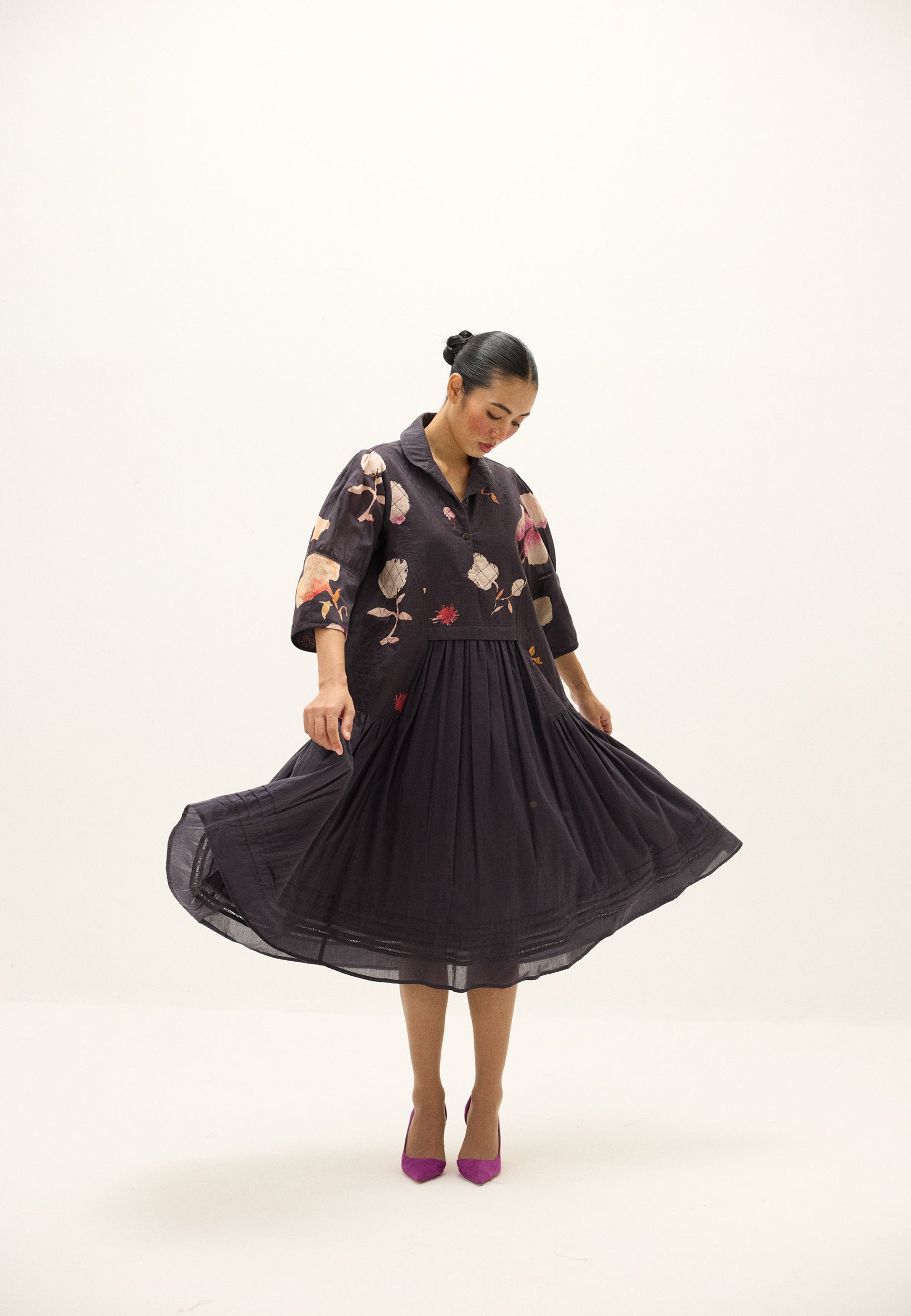 Dusky Garden Dress DRESSES KHARA KAPAS