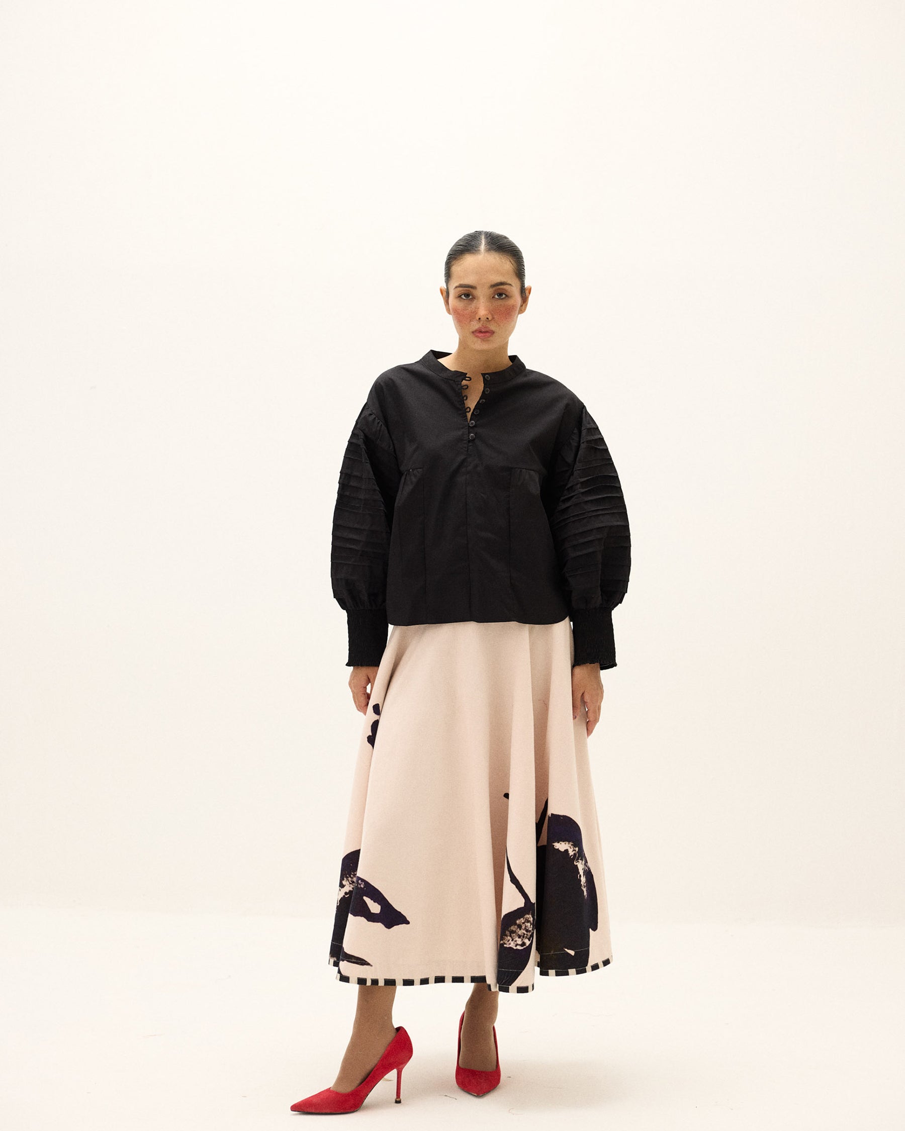 Alum Stone Skirt BOTTOMS KHARA KAPAS