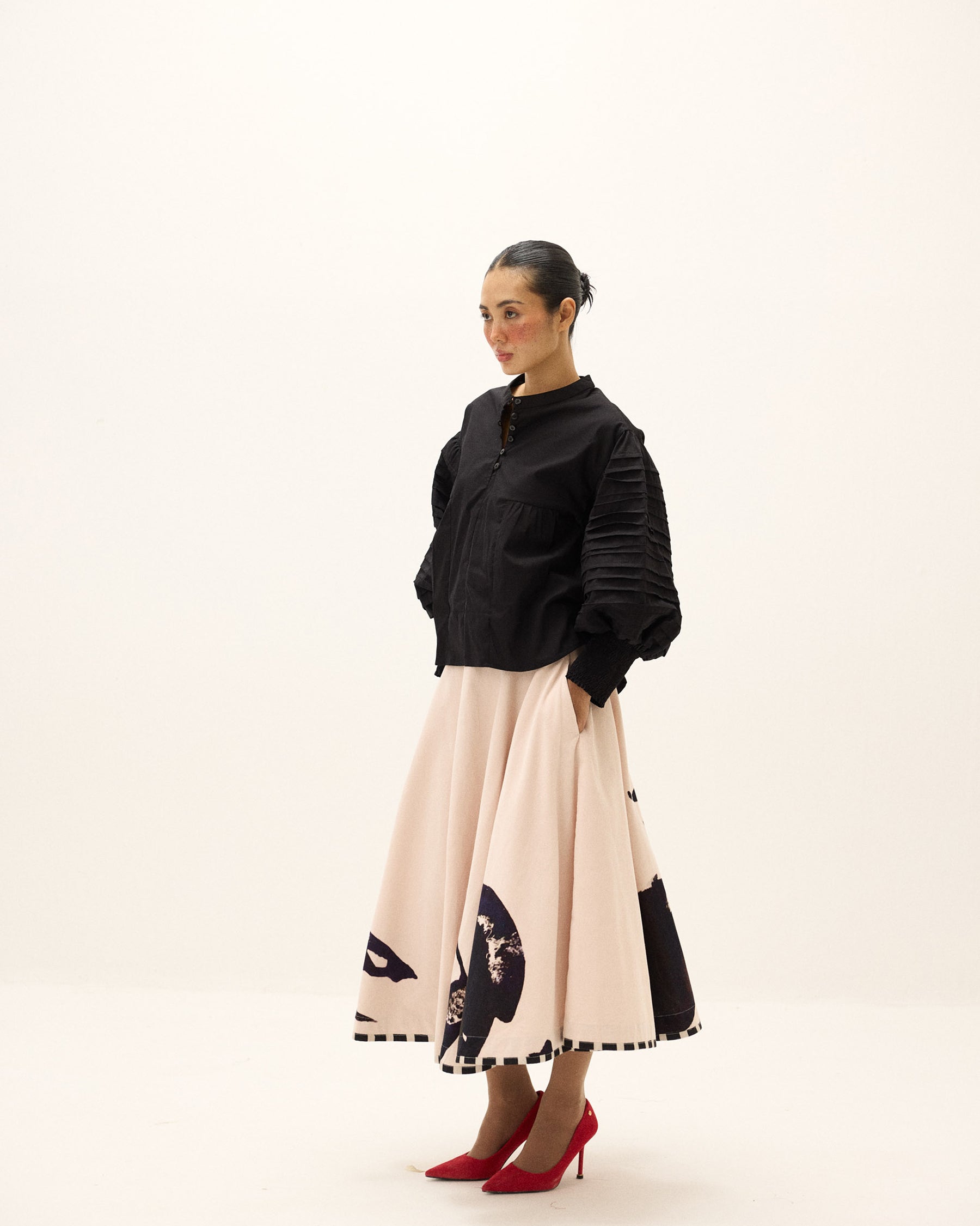 Alum Stone Skirt BOTTOMS KHARA KAPAS