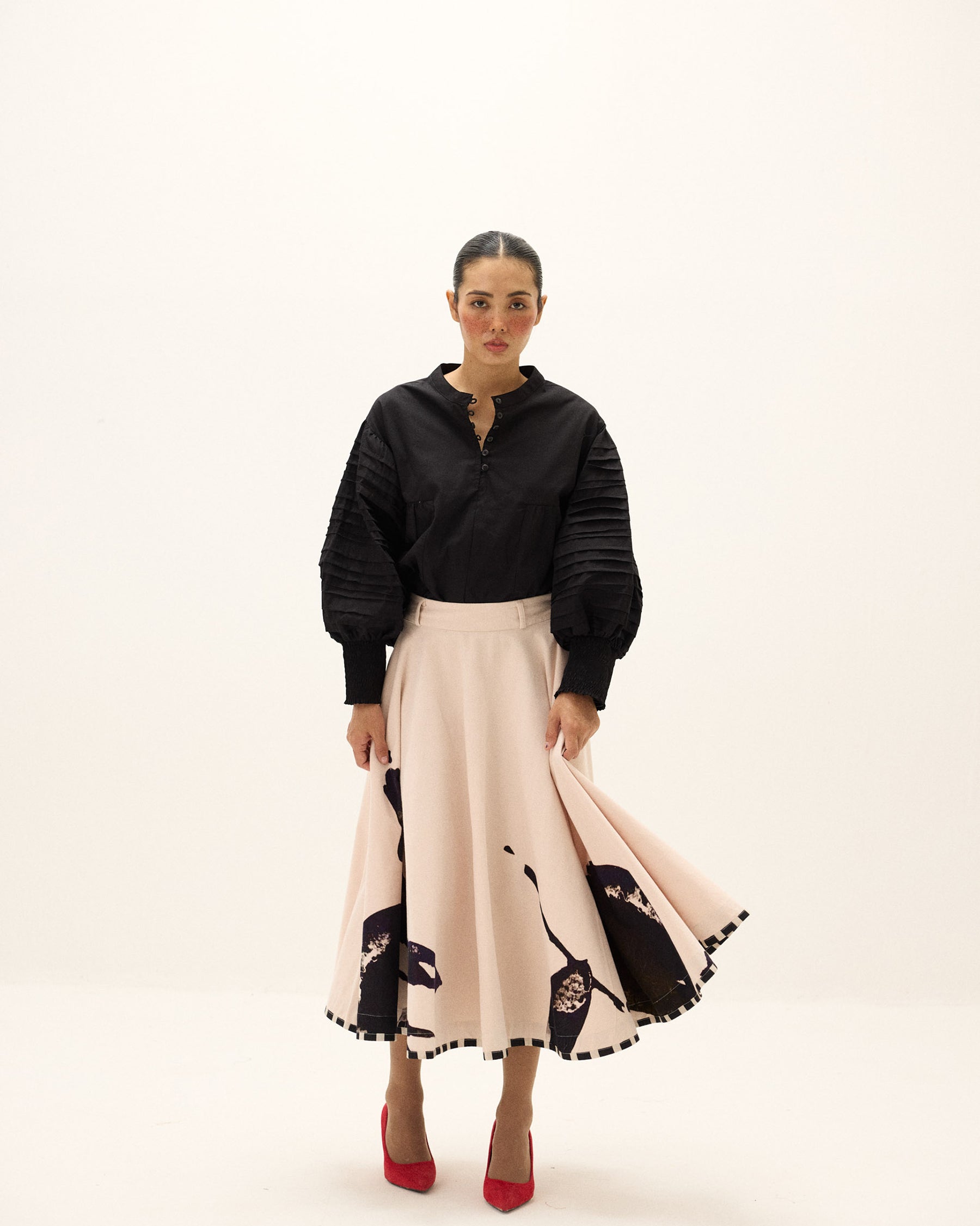 Alum Stone Skirt BOTTOMS KHARA KAPAS