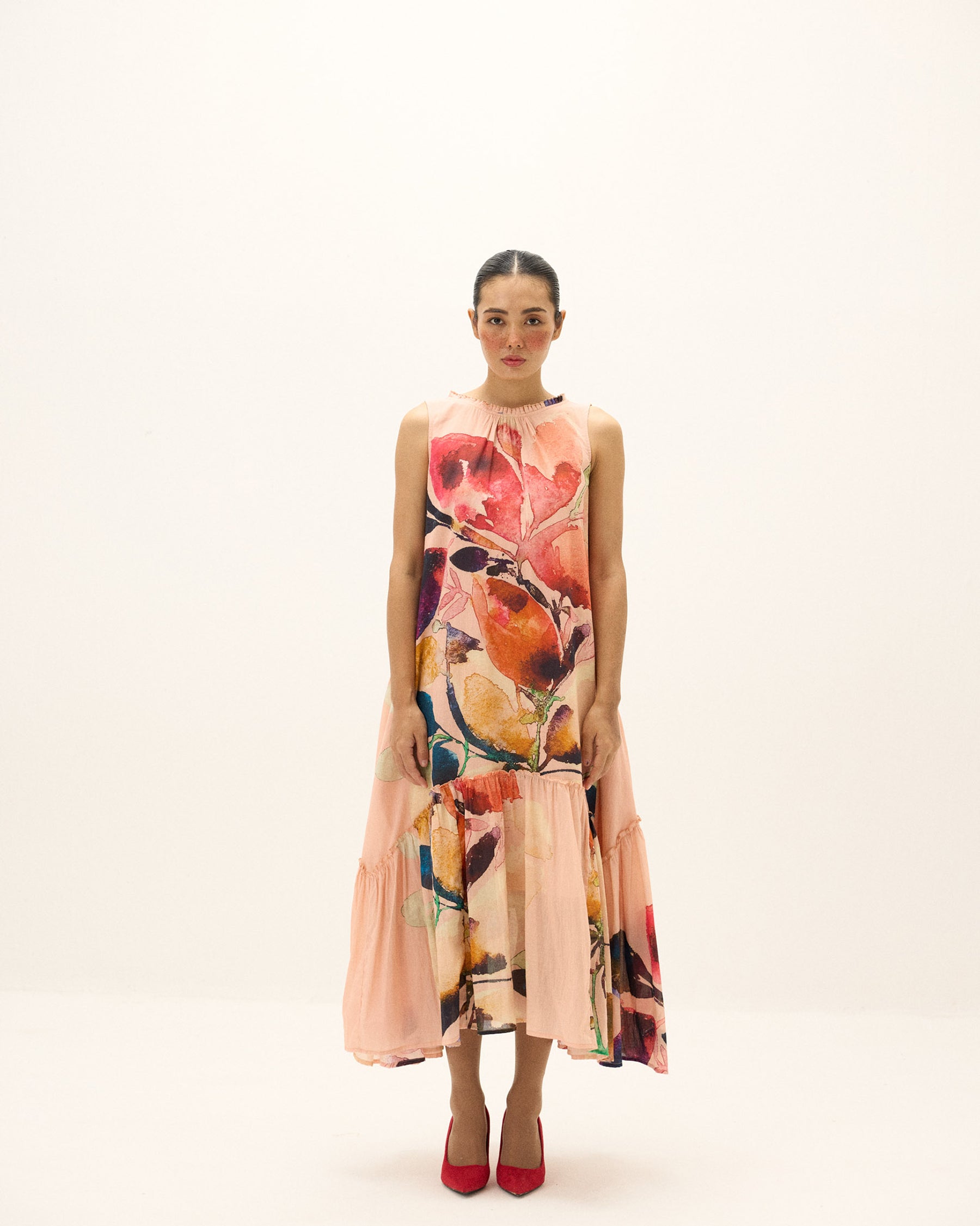 Tea Rose Dress DRESSES KHARA KAPAS