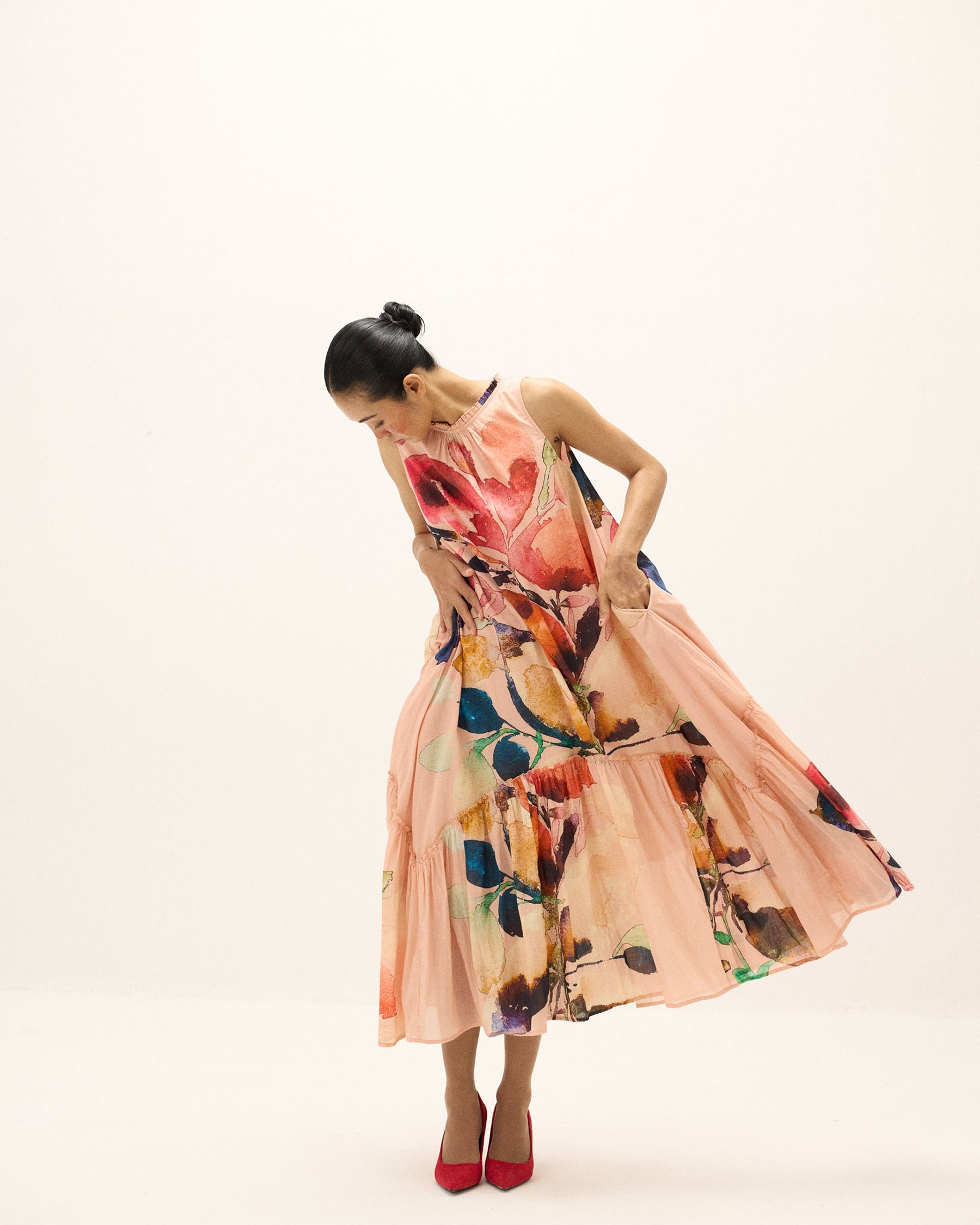 Tea Rose Dress DRESSES KHARA KAPAS