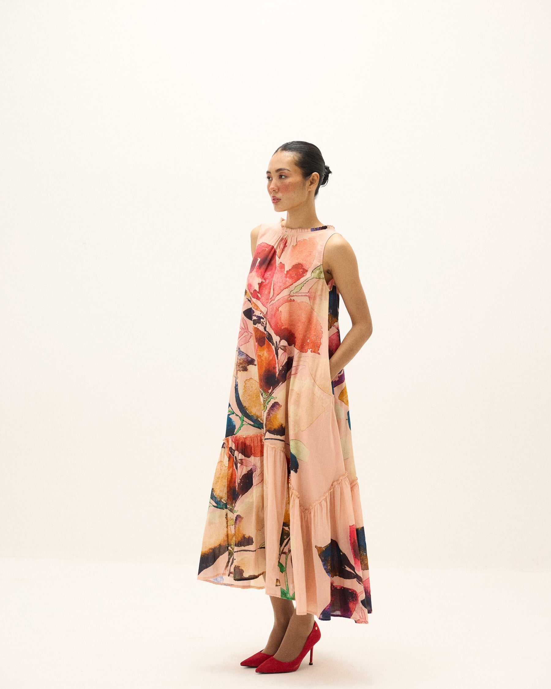 Tea Rose Dress DRESSES KHARA KAPAS