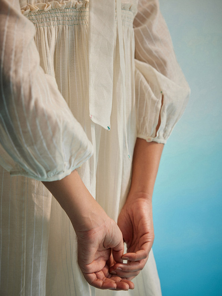 Hakanai Square Sleeve Top TOPS Ahmev