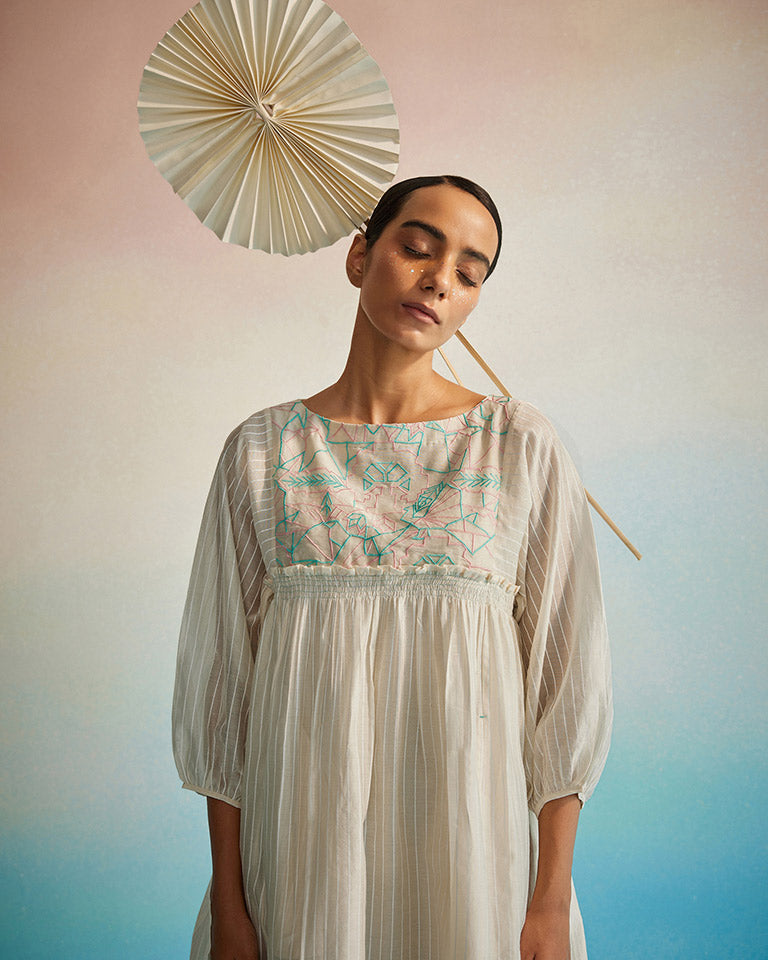 Hakanai Square Sleeve Top TOPS Ahmev