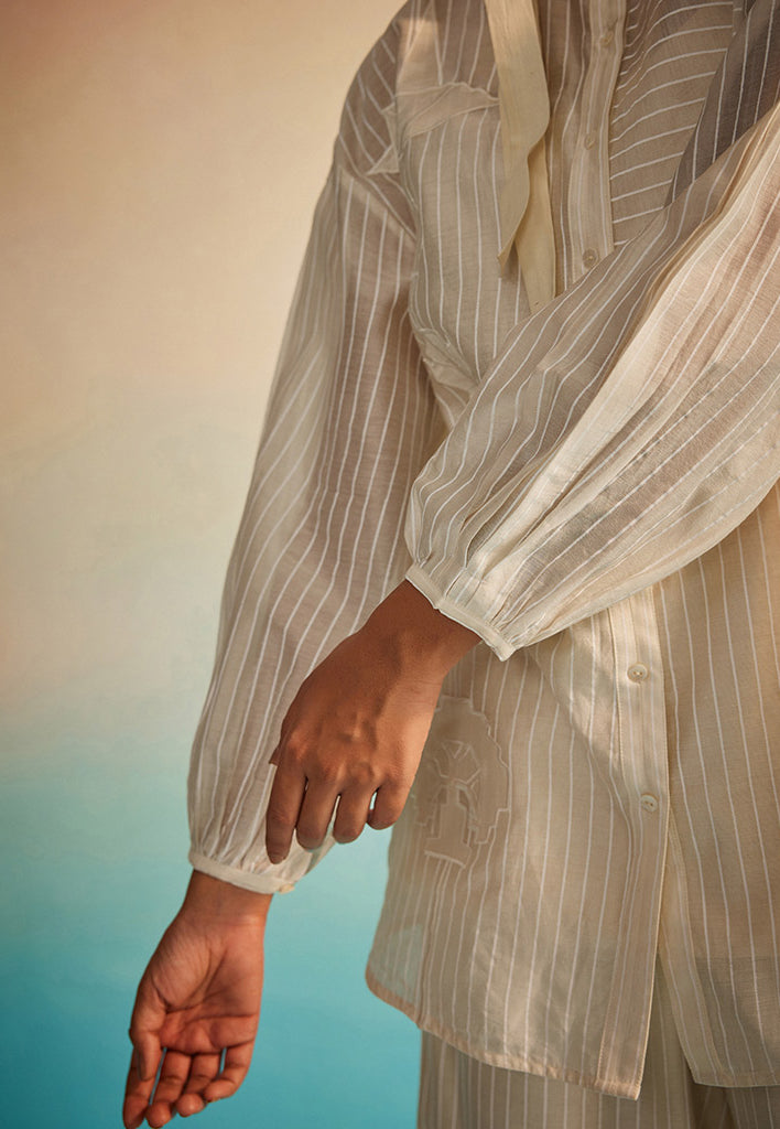 Akai Ito Mandarin Shirt TOPS Ahmev