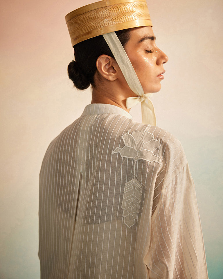 Akai Ito Mandarin Shirt TOPS Ahmev
