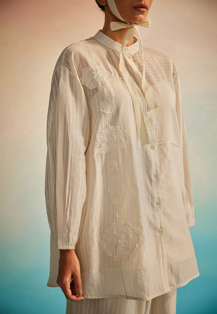 Akai Ito Mandarin Shirt TOPS Ahmev