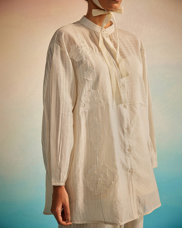 Akai Ito Mandarin Shirt TOPS Ahmev