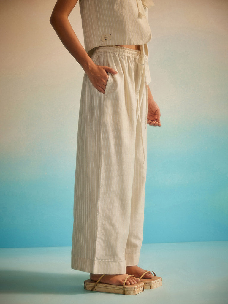 Hama Akari Stripe Pants BOTTOMS Ahmev