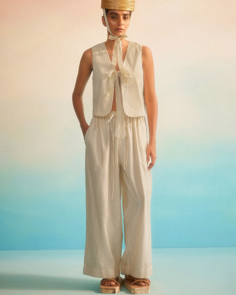 Hama Akari Stripe Pants BOTTOMS Ahmev