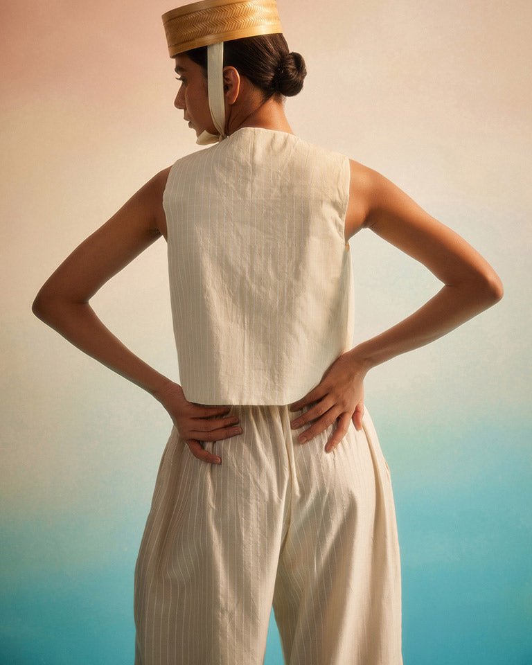 Hama Akari Stripe Pants BOTTOMS Ahmev