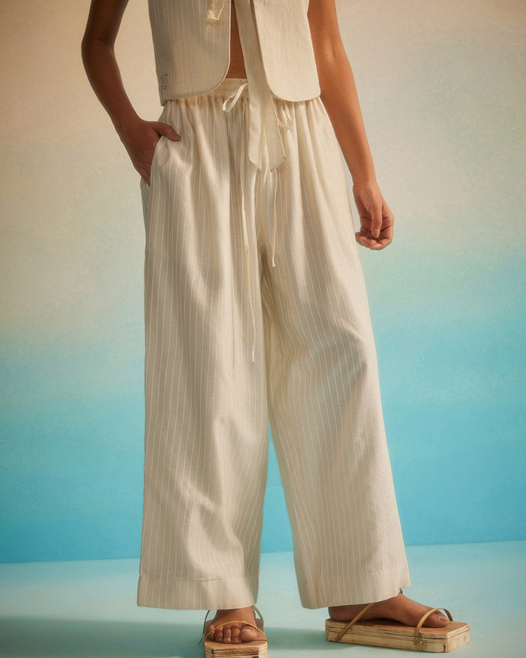 Hama Akari Stripe Pants BOTTOMS Ahmev