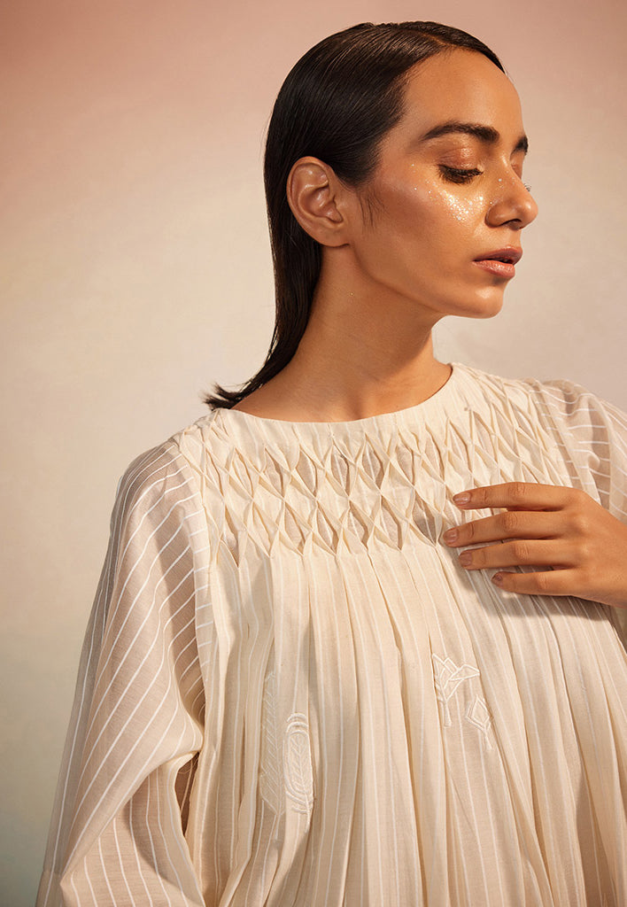 Musubi Smocking Dress DRESSES Ahmev