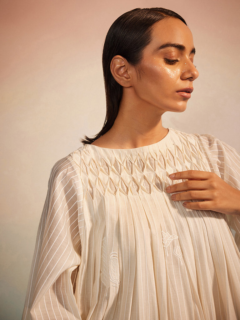 Musubi Smocking Dress DRESSES Ahmev