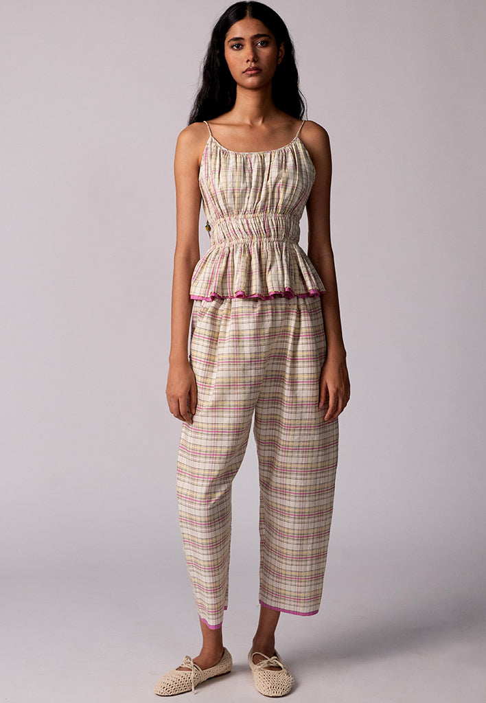 Shevanti Checkered Top TOPS IKKIVI