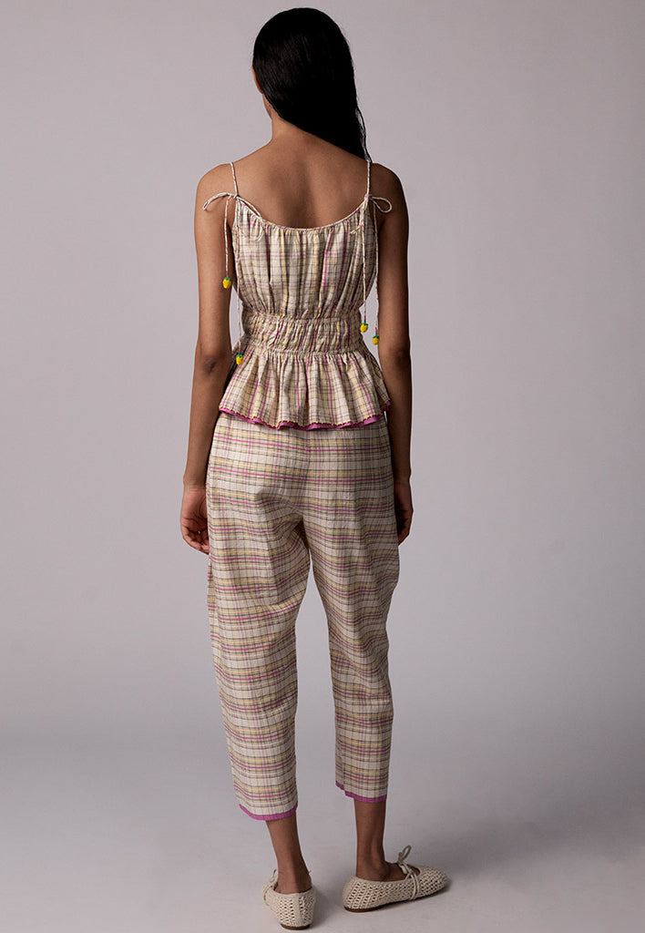 Anjira Checked Pants BOTTOMS IKKIVI