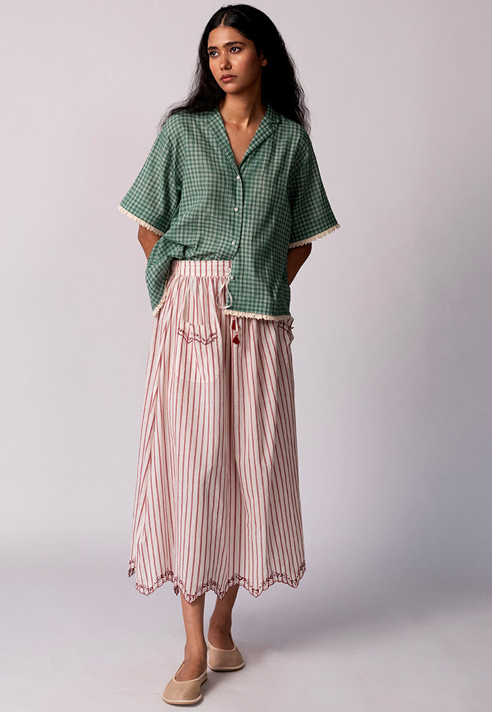 Khemsar Check Shirt TOPS IKKIVI