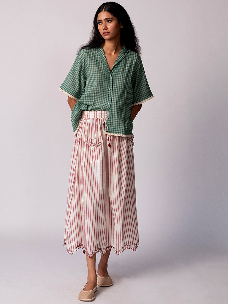 Khemsar Check Shirt TOPS IKKIVI