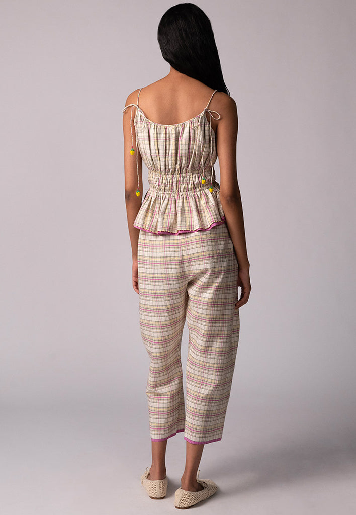 Shevanti Checkered Top TOPS IKKIVI