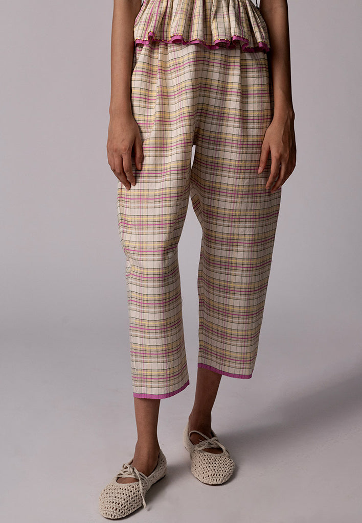 Anjira Checked Pants BOTTOMS IKKIVI