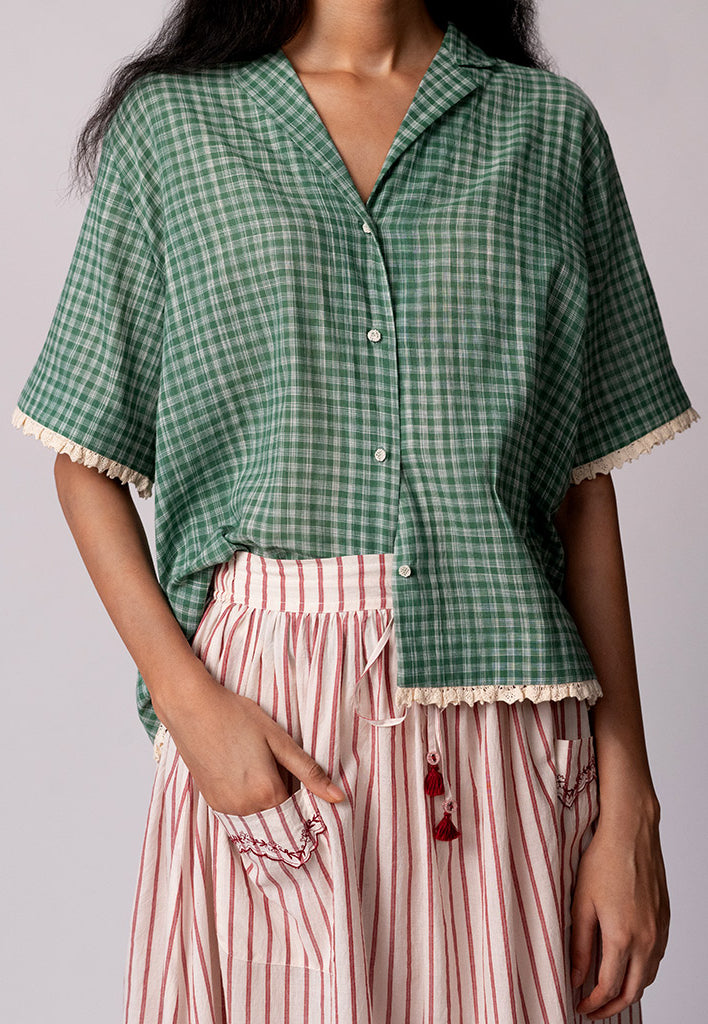 Khemsar Check Shirt TOPS IKKIVI