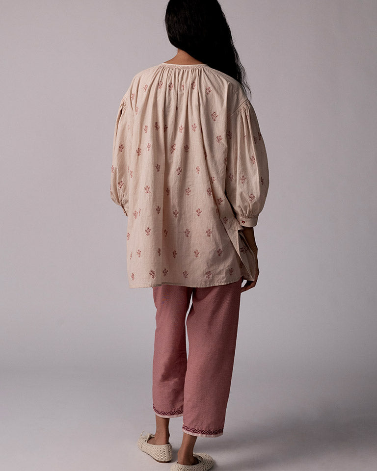 Anjira Microcheck Red Pants BOTTOMS IKKIVI