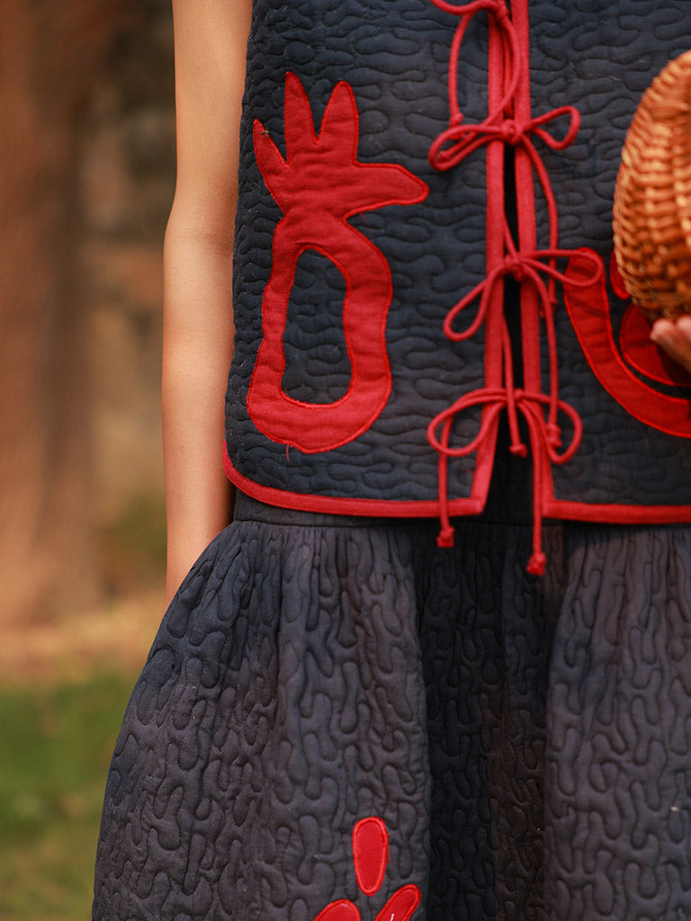 Mila Quilted Vest JACKETS Doodlage