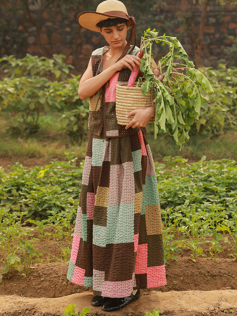 Irene Kantha Patchwork Skirt BOTTOMS Doodlage