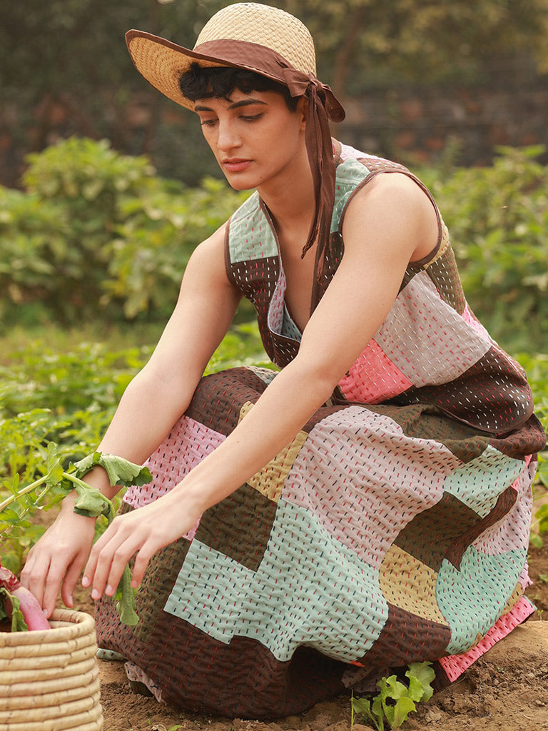 Irene Kantha Patchwork Skirt BOTTOMS Doodlage