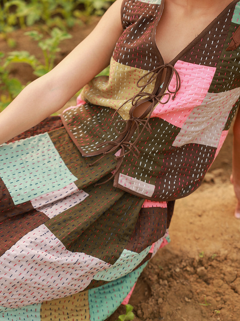 Mila Kantha Patchwork Vest JACKETS Doodlage