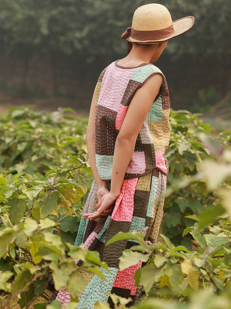 Mila Kantha Patchwork Vest JACKETS Doodlage