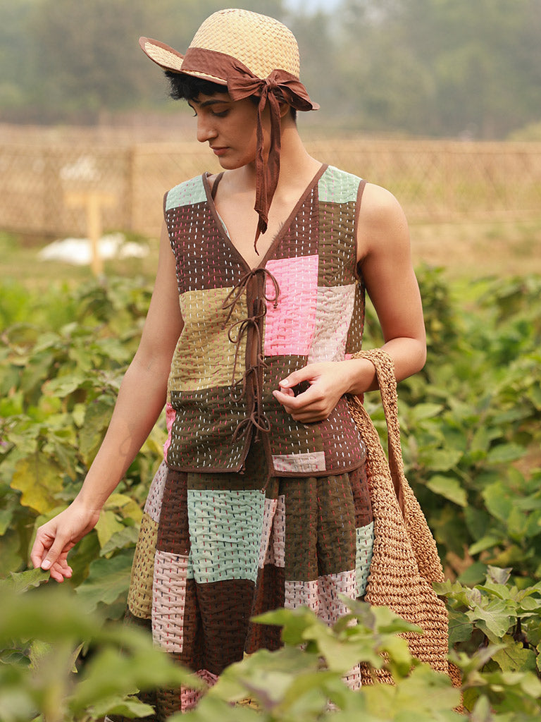 Mila Kantha Patchwork Vest JACKETS Doodlage