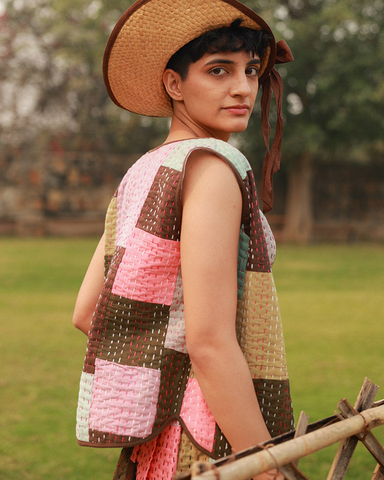 Mila Kantha Patchwork Vest JACKETS Doodlage
