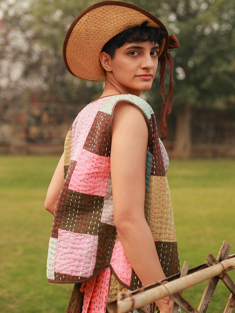 Mila Kantha Patchwork Vest JACKETS Doodlage