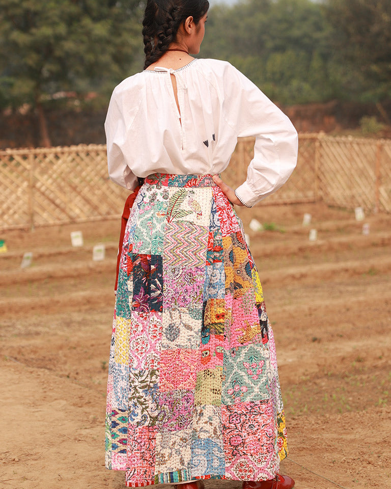 Irene Patchwork Skirt BOTTOMS Doodlage