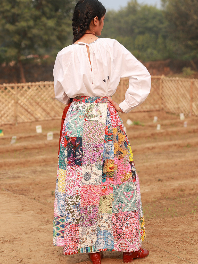 Irene Patchwork Skirt BOTTOMS Doodlage