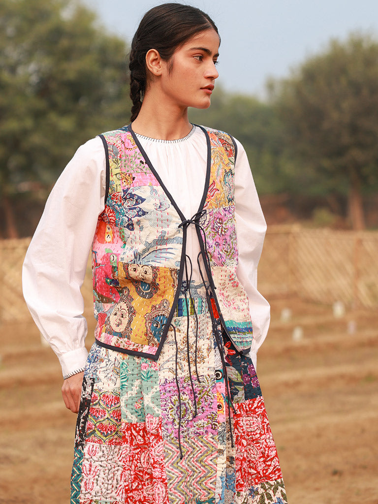 Mila Patchwork Vest JACKETS Doodlage