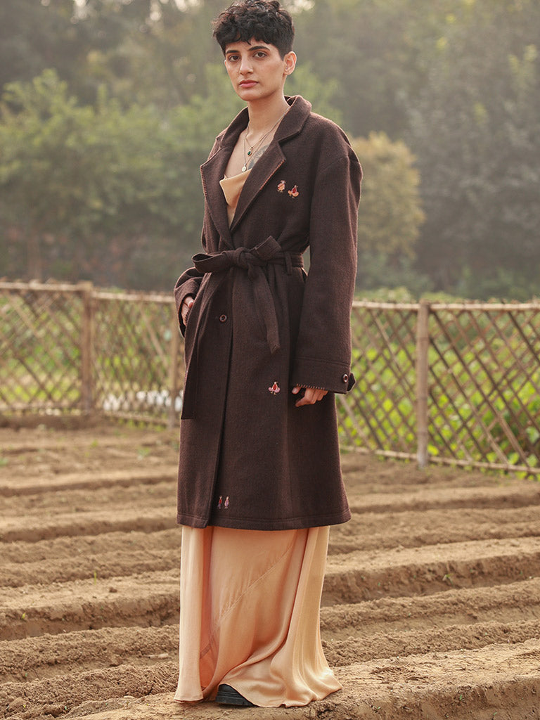 Willow Brown Overcoat JACKETS Doodlage