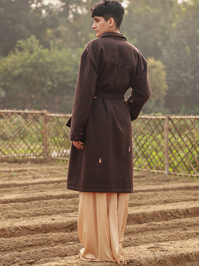 Willow Brown Overcoat JACKETS Doodlage