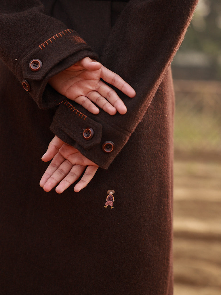 Willow Brown Overcoat JACKETS Doodlage