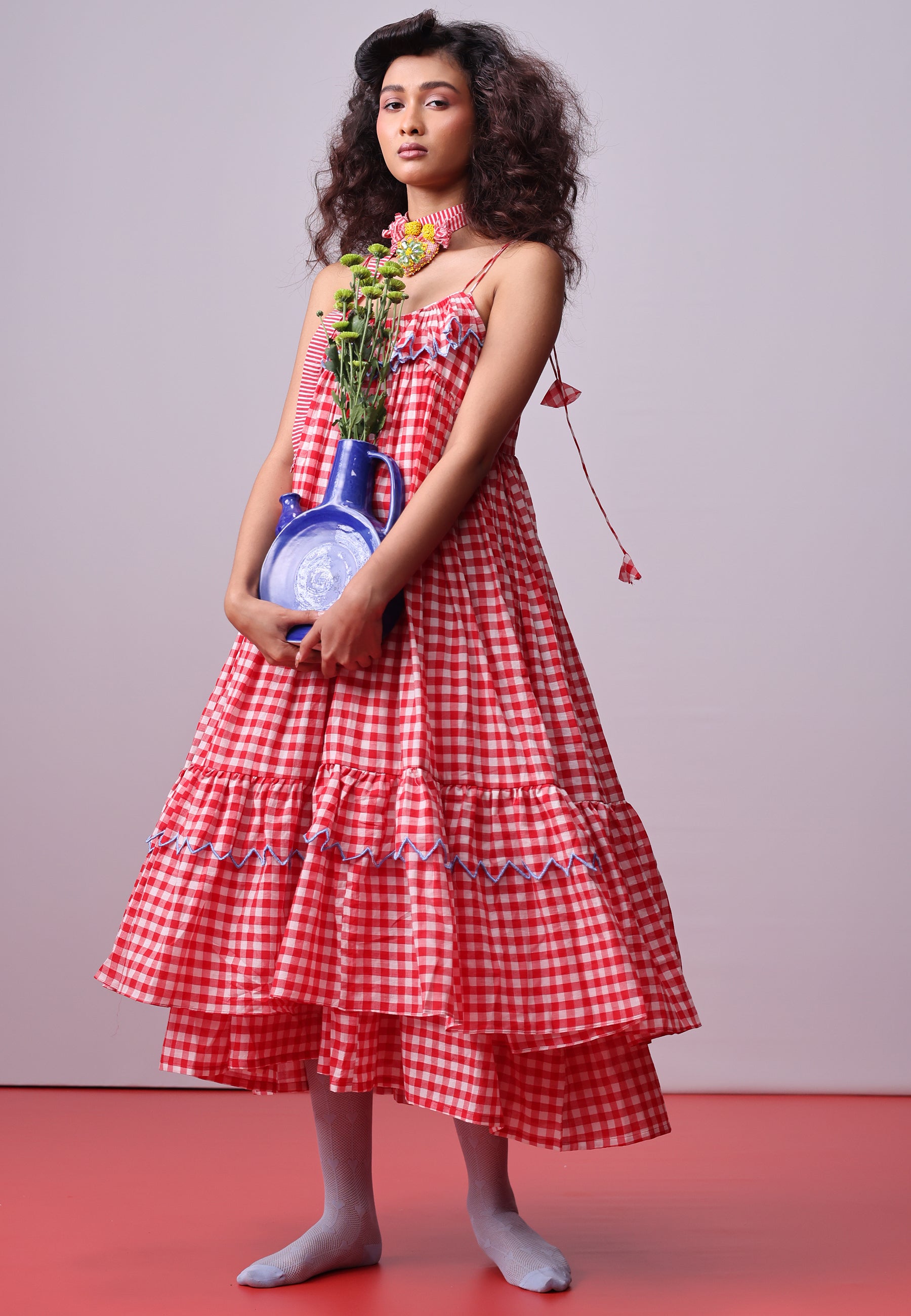 Picnic Ruffle Dress DRESSES IKKIVI