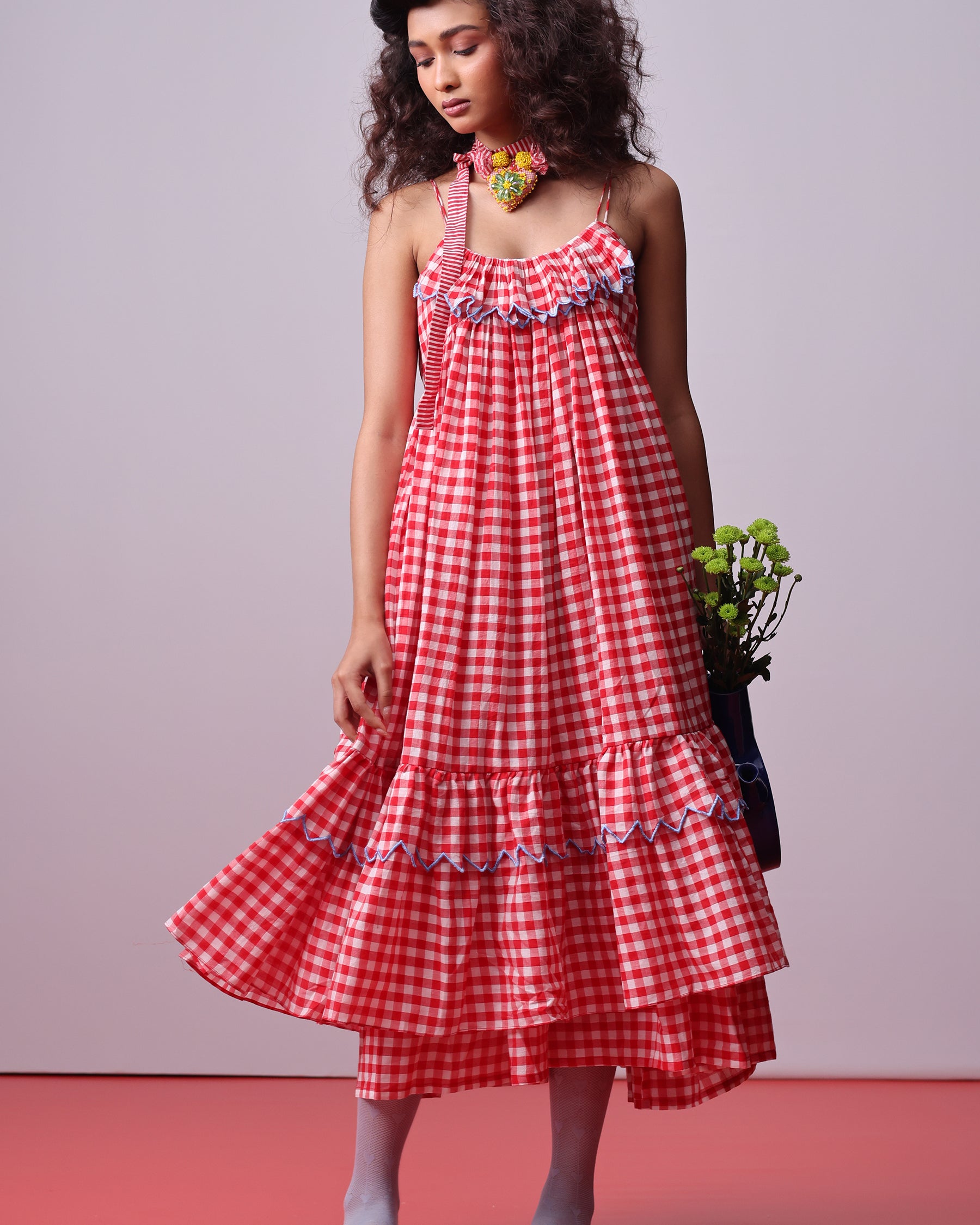 Picnic Ruffle Dress DRESSES IKKIVI