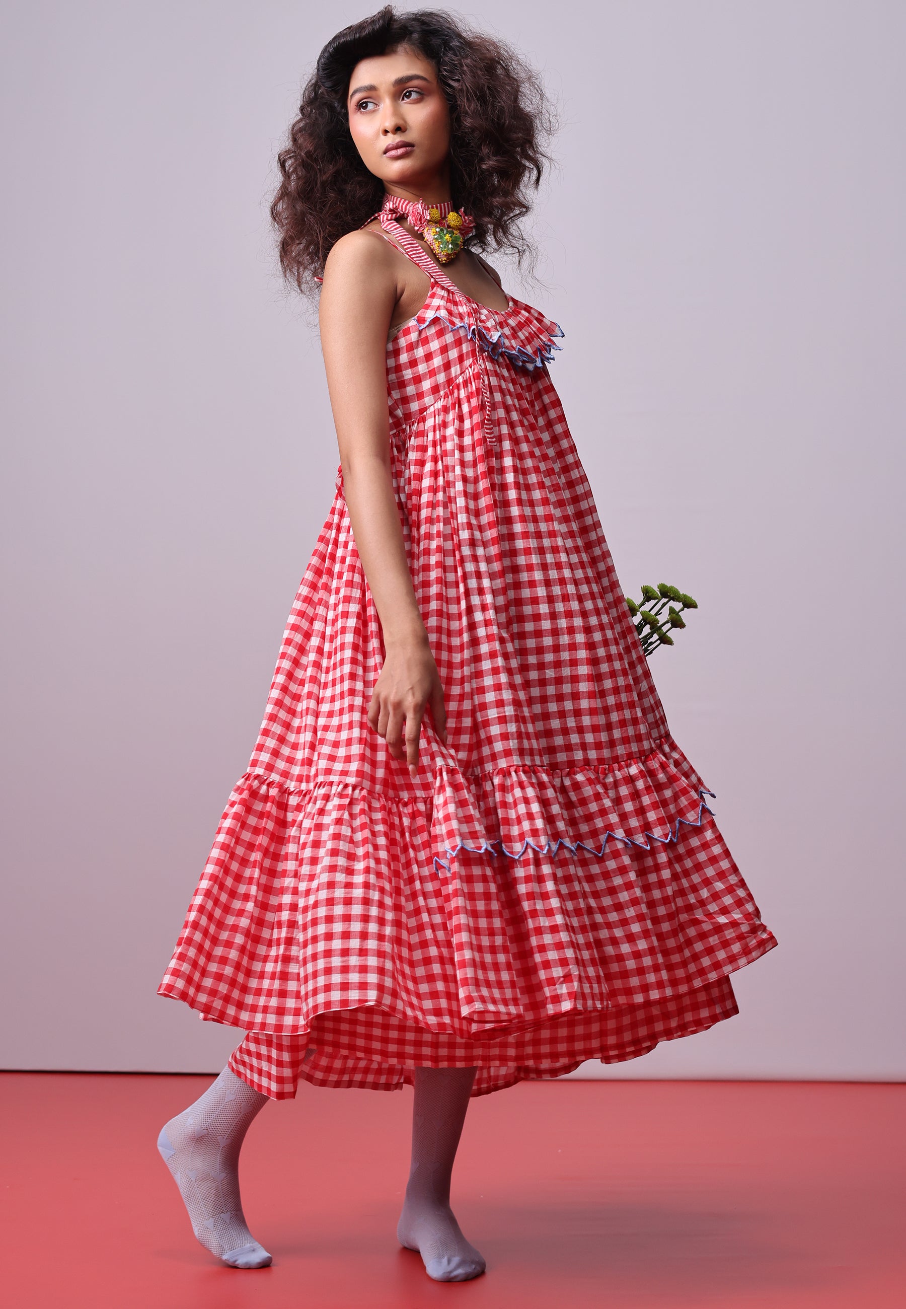 Picnic Ruffle Dress DRESSES IKKIVI