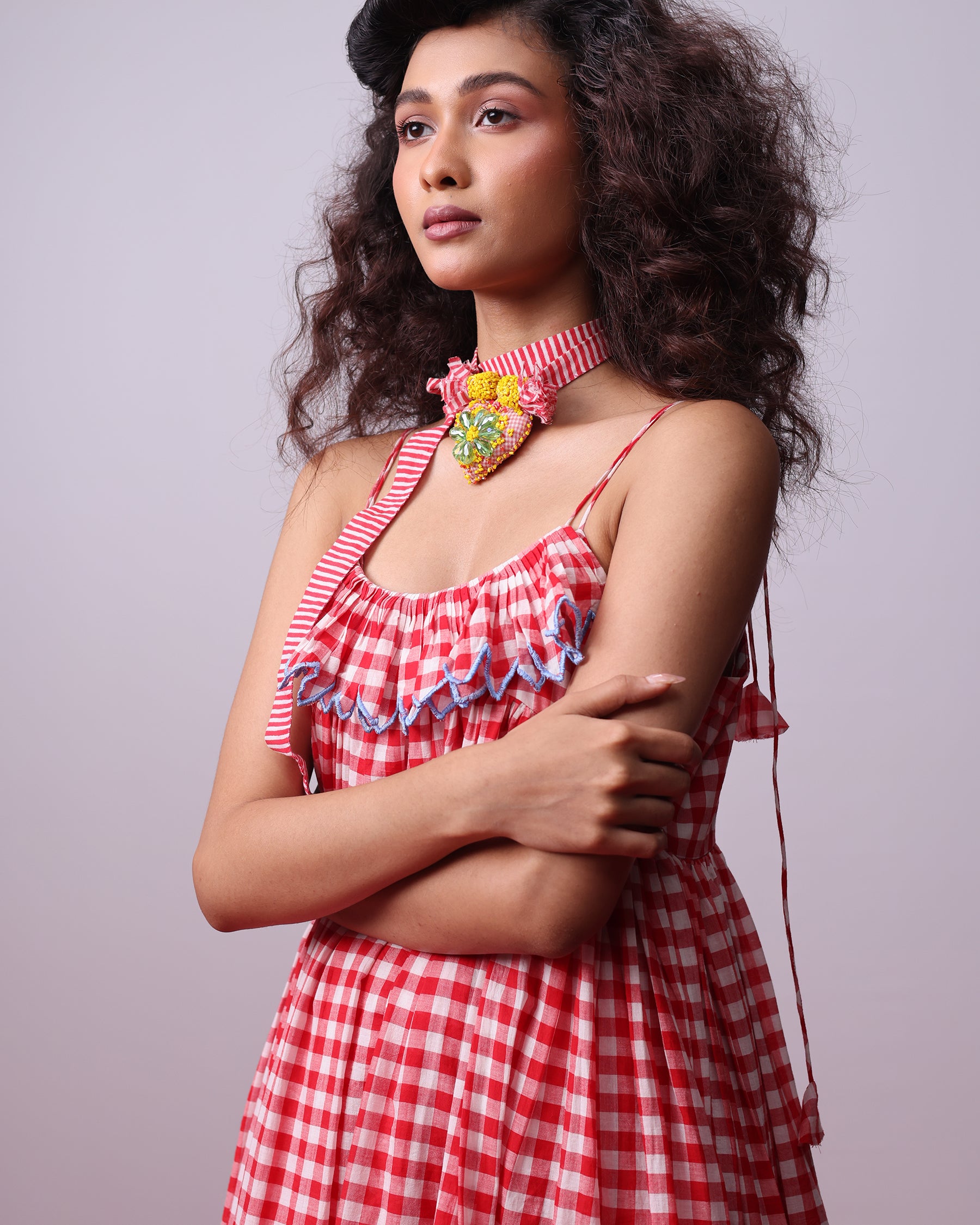 Picnic Ruffle Dress DRESSES IKKIVI