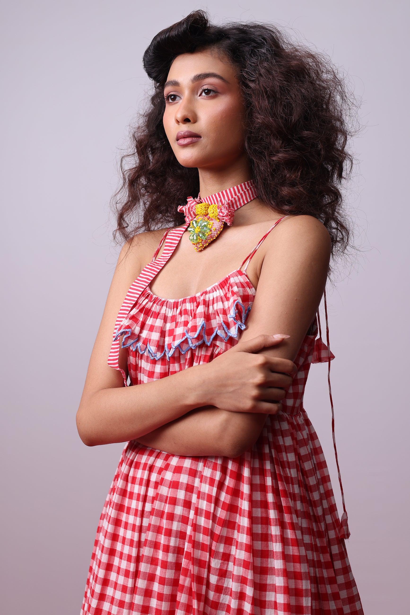 Picnic Ruffle Dress DRESSES IKKIVI