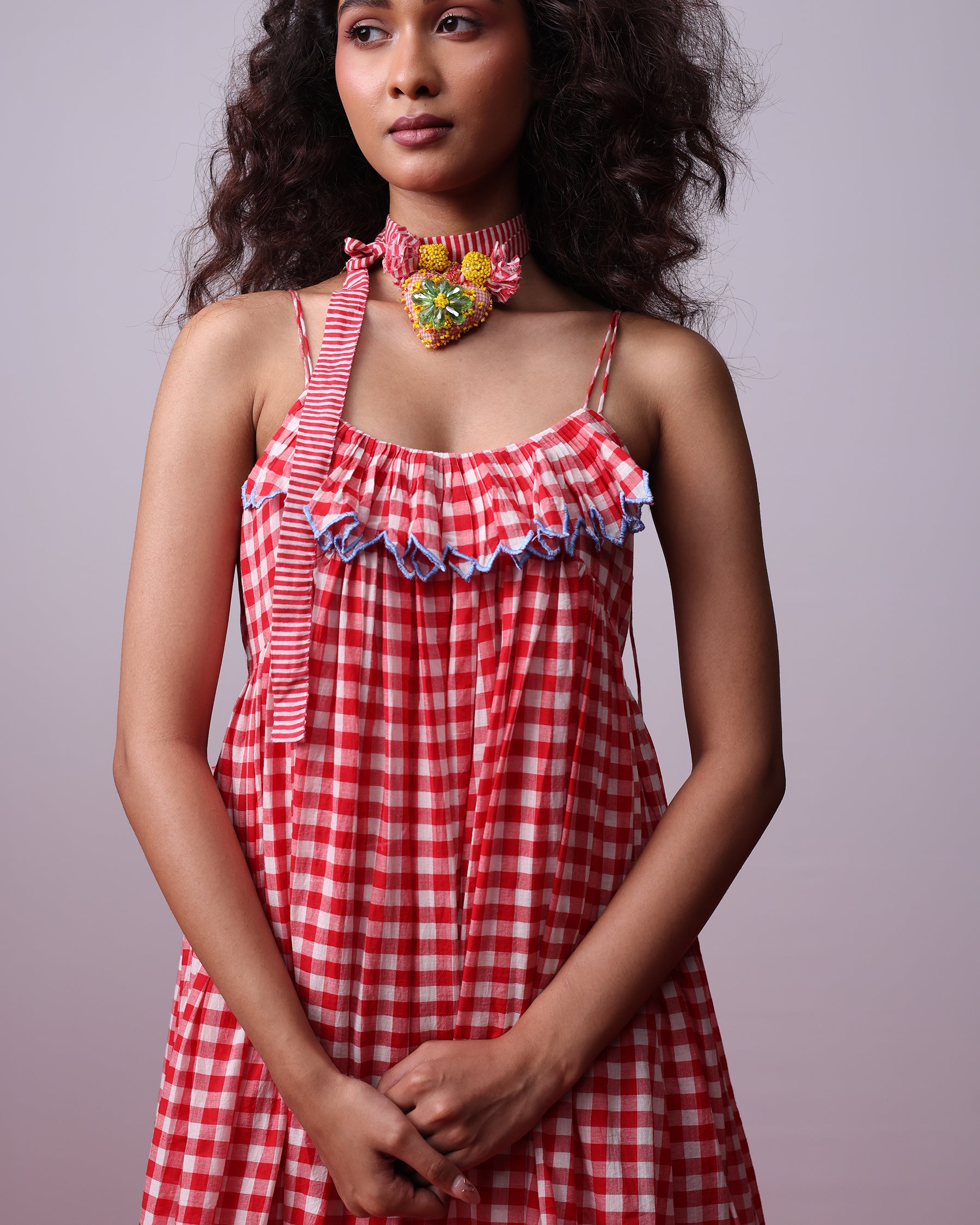 Picnic Ruffle Dress DRESSES IKKIVI